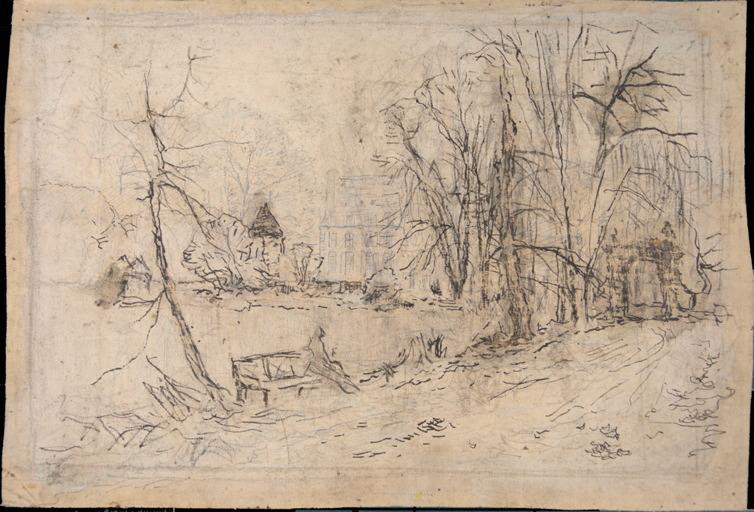 Bâtisse au bord de l'eau