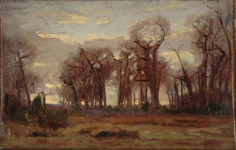 Clairière au crépuscule