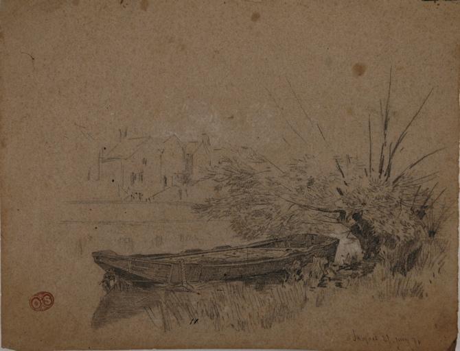 Barque amarrée
