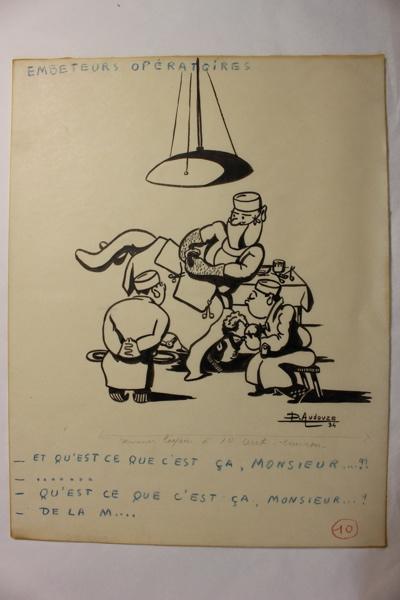 Caricature 'Embêteurs opératoires'