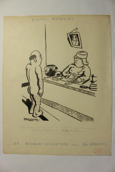 Caricature 'Femmes médecins'