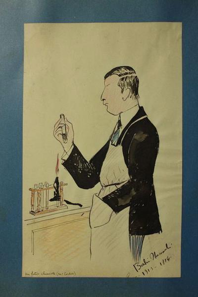 Caricature 'Un futur chimiste (Mr Cordier)'