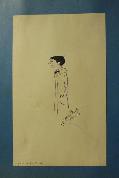 Caricature 'Un futur chimiste (Mr Vuaille)'