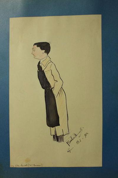 Caricature 'Un futur chimiste (Mr Rousseau)'