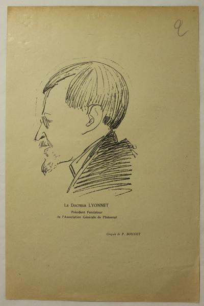 Caricature du docteur Lyonnet