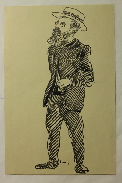 Caricature du docteur Bériel