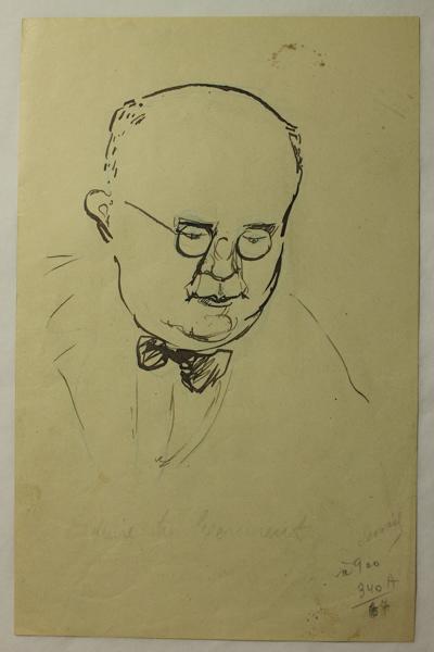 Caricature du docteur Chalier