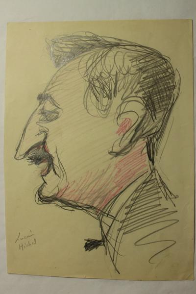 Caricature du docteur Lucien Michel