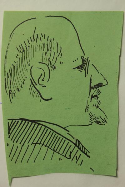 Caricature du docteur Nové Josserand