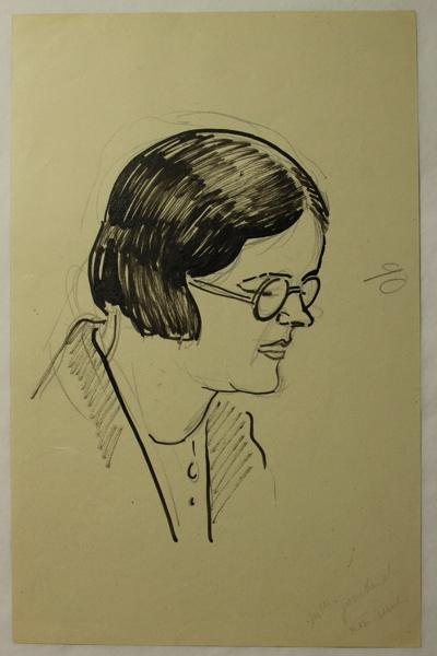 Caricature de Melle Jourdanel