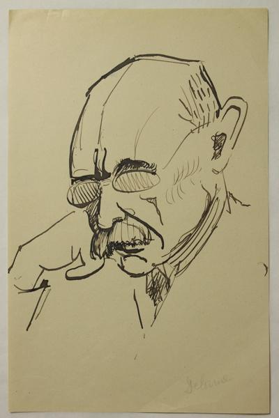 Caricature de M. Delorme