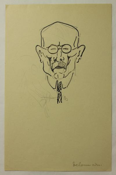 Caricature de M. Delorme