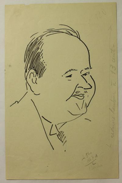 Caricature de M. Barbier