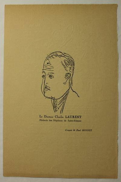 Caricature du Le docteur Charles Laurent