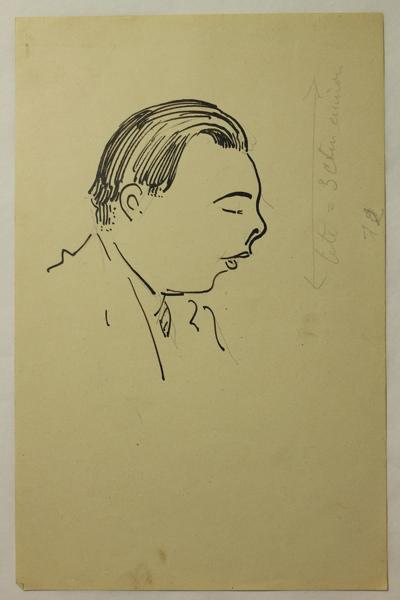 Caricature de M. Badinon