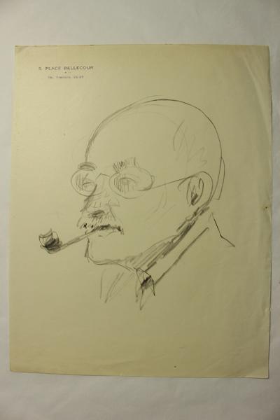 Caricature du docteur Marc Mathieu