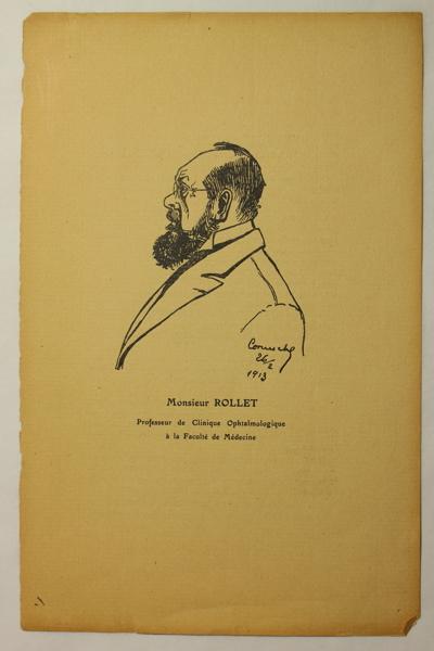 Caricature de Monsieur Rollet