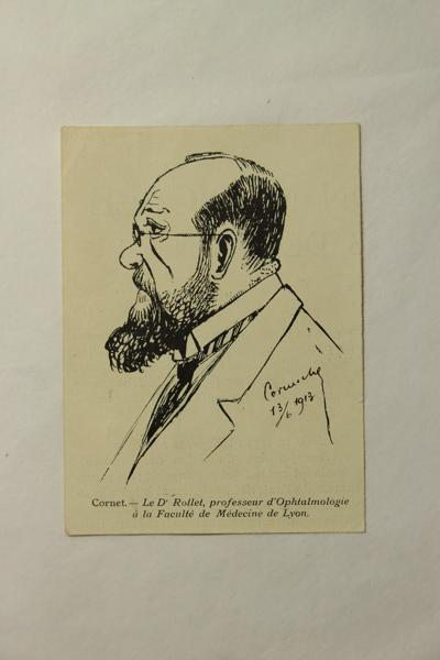 Caricature du docteur Rollet