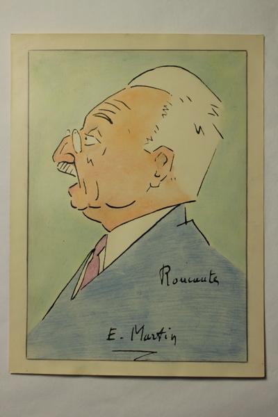 Caricature de E. Martin