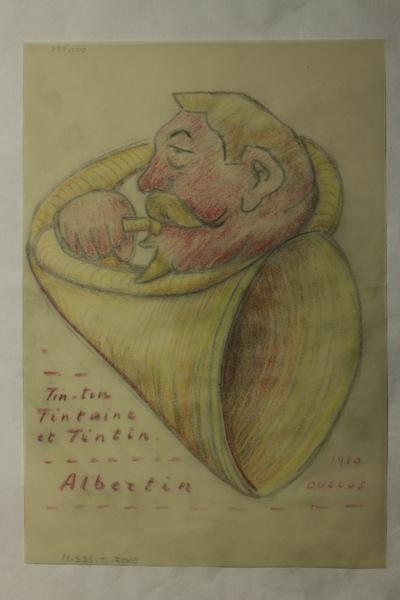 Caricature du docteur Albertin