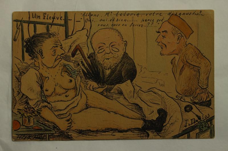 Caricature du diagnostic du docteur Lelorin