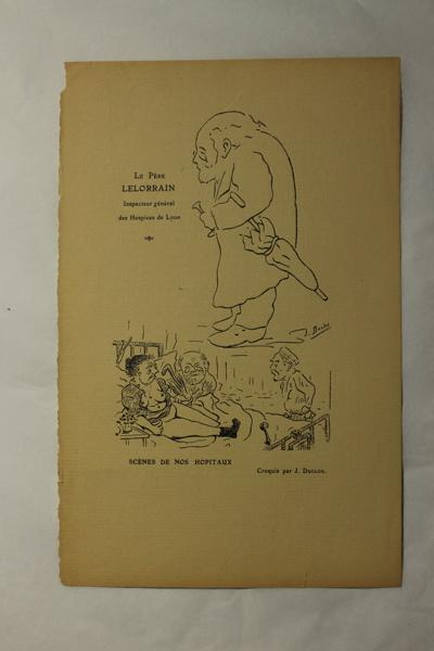 Caricature du Père Lelorin