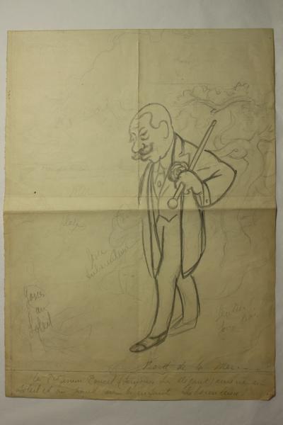 Caricature de Antonin Poncet