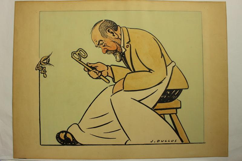 Caricature de Etienne Rollet
