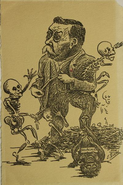 Caricature de Léo Testut