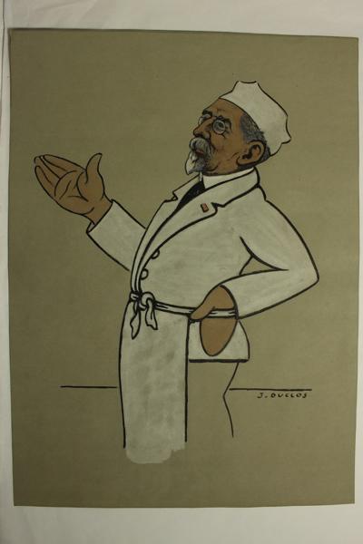 Caricature du docteur Léon Bérard
