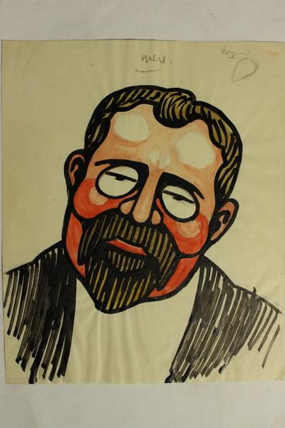 Caricature de Eugène Villard