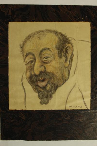 Caricature de Edmond Weill