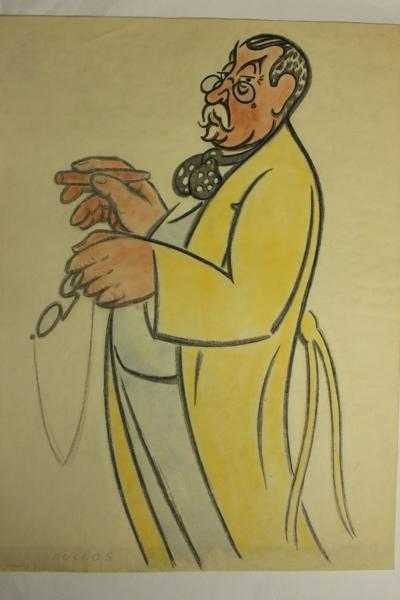 Caricature du professeur Roque