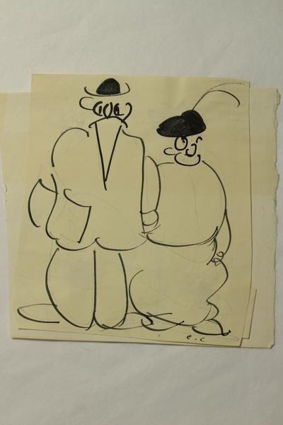 Caricatures : vignettes personnages 'rondeur' (titre factice)
