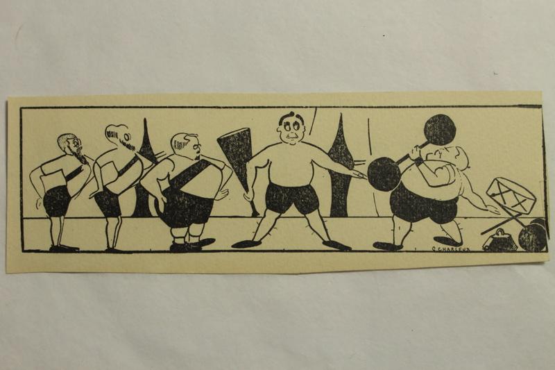 Caricatures, vignettes : reproduction de l'album 'crocodile' (titre factice)
