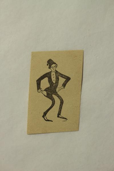 Caricatures : vignettes : reproduction l'album 'crocodile', 1933 n°1 (titre factice)