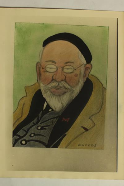 Caricature du professeur Teissier