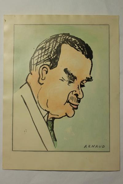 Caricature du docteur Voron