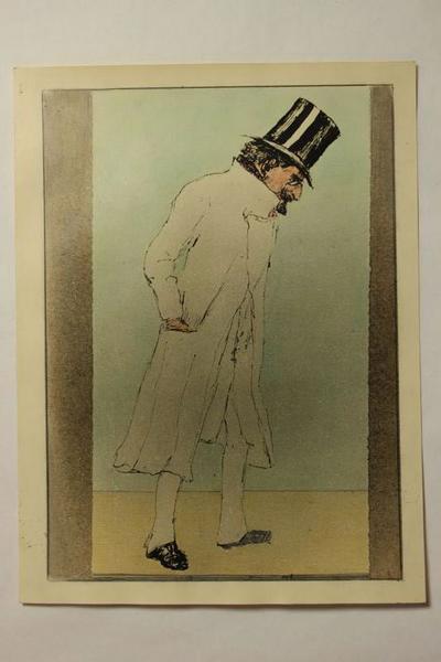 Caricature du docteur Léon Tripier