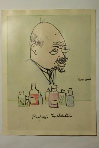 Caricature du Magister Imbertus (docteur Imbert)