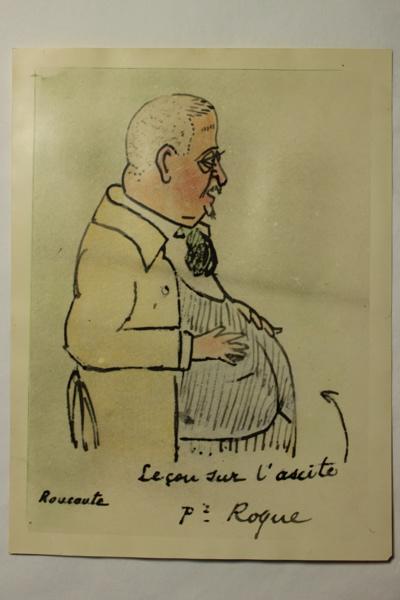 Caricature du professeur Roque