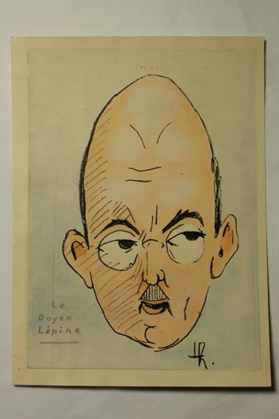 Caricature du Doyen Lépine