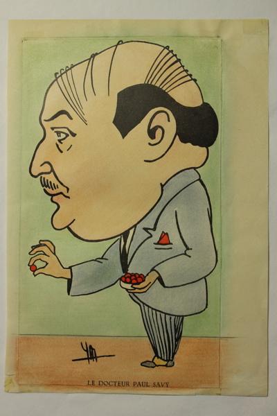 Caricature du Le Docteur Paul Savy