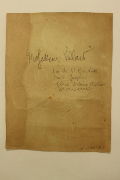 Caricature du professeur E. Villard - Clinique gynécologique