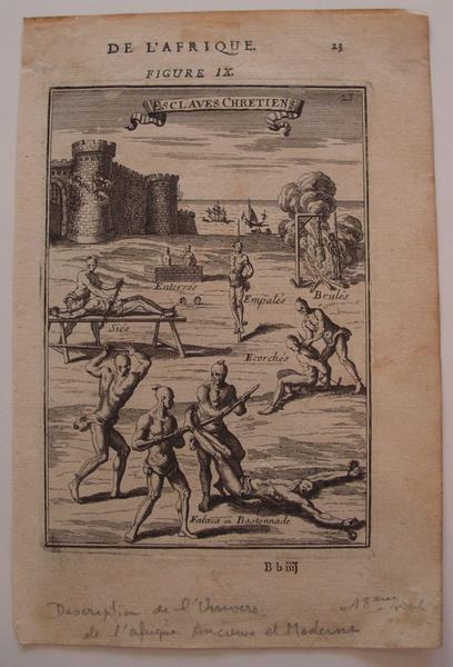 Esclaves chrétiens. (titre inscrit)