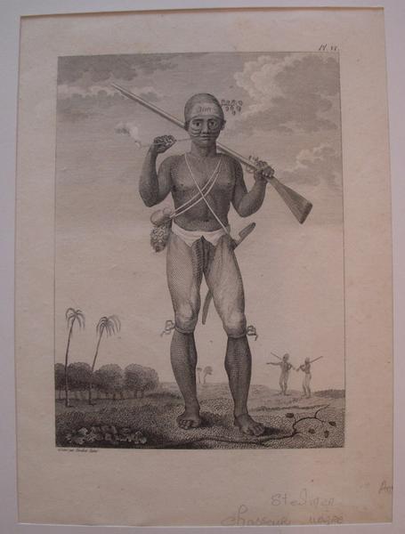 Chasseur nègre armé