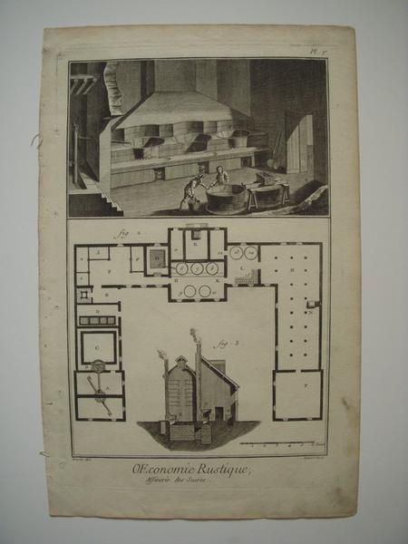 OEconomie rustique, Affinerie des sucres (titre inscrit) / Pl. V