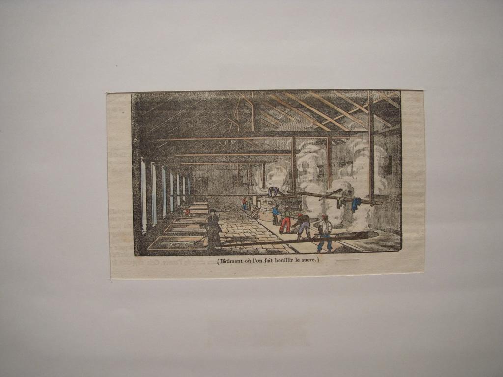 Bâtiment où l'on fait bouillir le sucre (titre inscrit)
