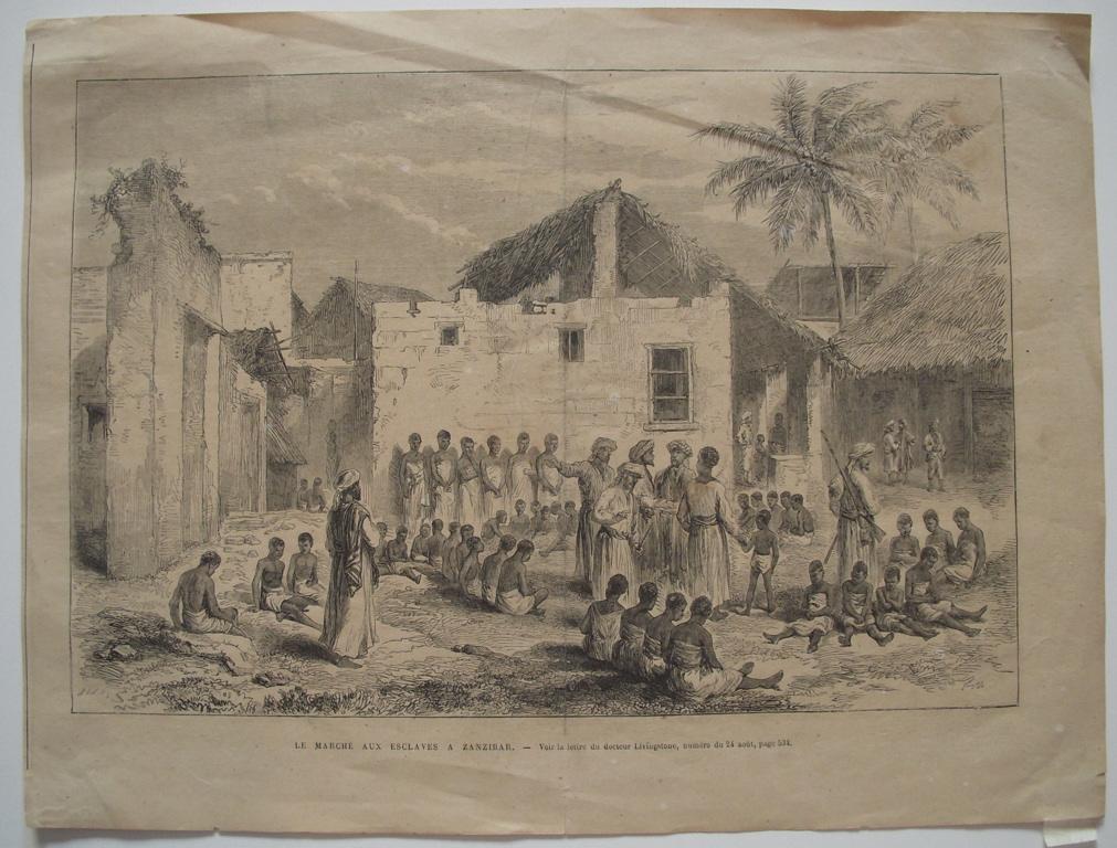 Le marché aux esclaves à Zanzibar
