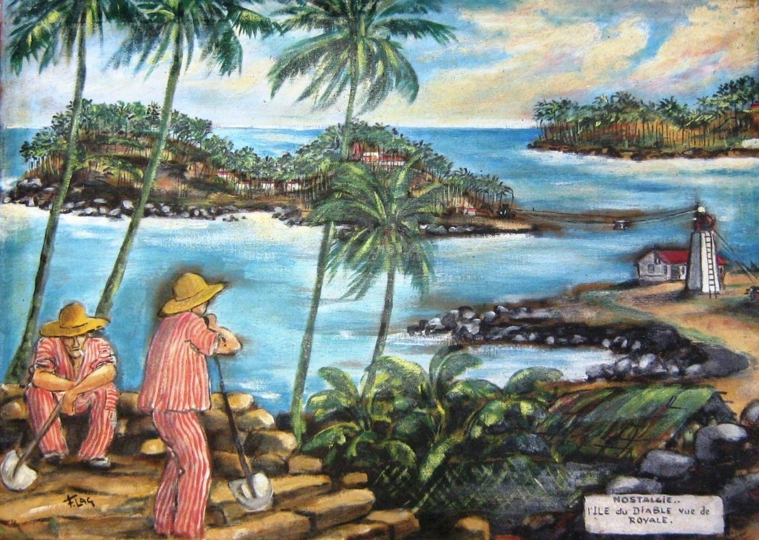 Nostalgie… L'ile du Diable vue de Royale